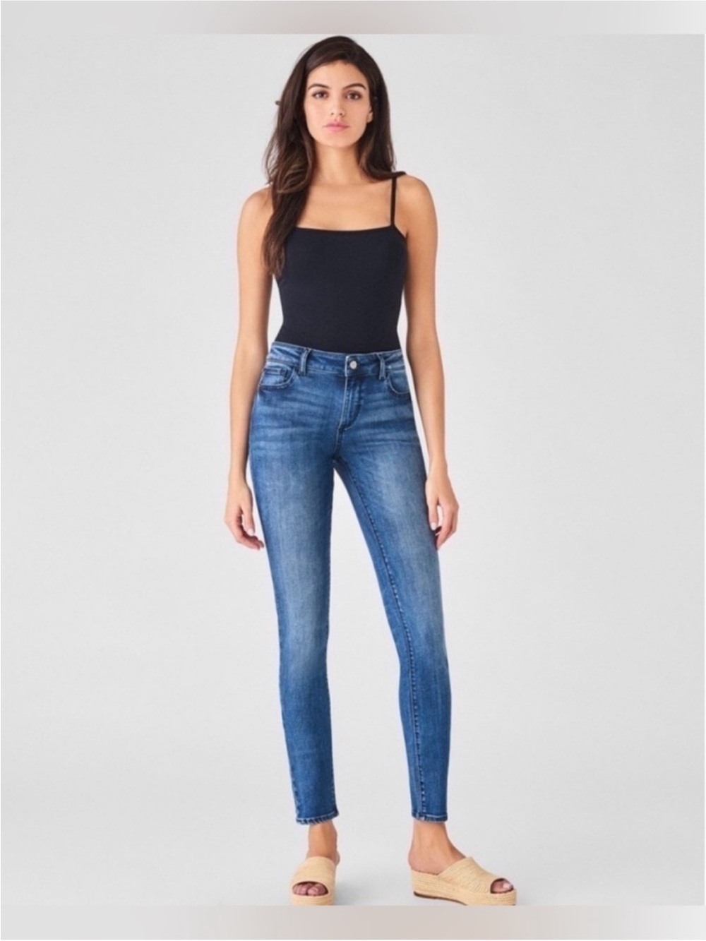 DL1961 Florence Mid Rise Instasculpt Skinny Jeans Sz 27